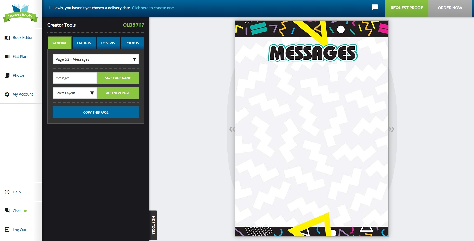 Message Pages